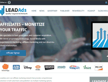 Tablet Screenshot of leadads.com